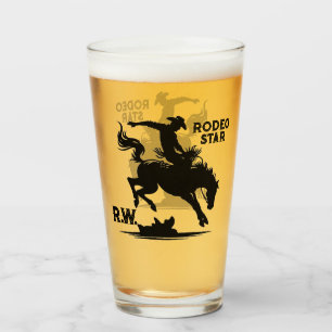 Personalised Rodeo Star Glass