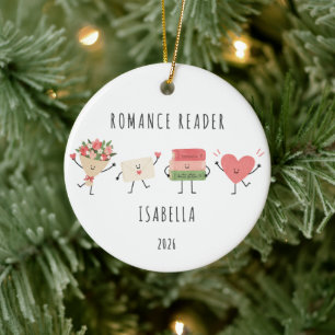 Personalised Romance Reader Ornament