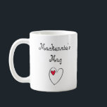 Personalised Romantic Heart Coffee Mug<br><div class="desc">Custom cute heart mug • Personalised with name • Loved one keepsake • Let someone know they are really loved with a special keepsake they can enjoy every day. This wonderful personalised mug features a delightful pink hearts design. This mug makes a thoughtful, heartfelt and practical keepsake for any occasion...</div>