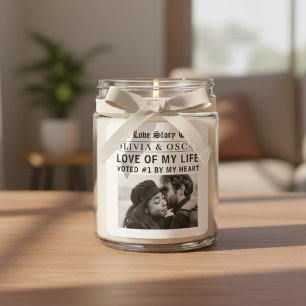 Personalised Romantic Photo   Love Story  Square Sticker