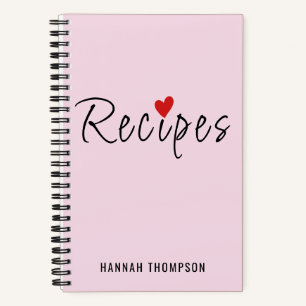 Personalised Romantic Recipes Write your own Notebook