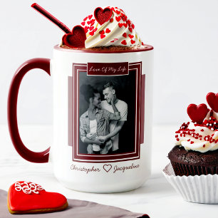 Personalised Romantic Valentine's Day Photo Mug