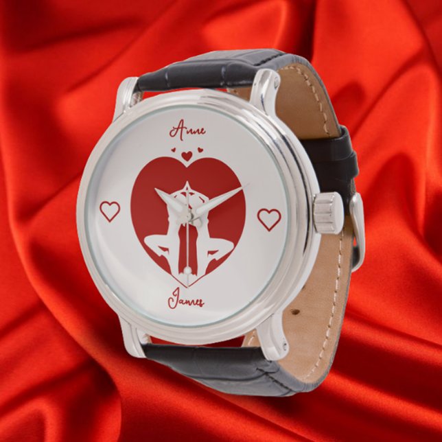  Personalised Romantic Yoga Couple eWatch Watch (Creator Uploaded)