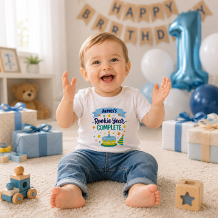 Personalised Rookie Year Complete 1st Birthday  Toddler T-Shirt