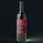 Personalised Rose Bottle Labels<br><div class="desc">Personalised Red Rose Bottle Labels Classic Rose Labels for Wine, Beer, Custom Rose Champagne Bottle Labels and Invitations. Romantic Valentines Rose Bottle Labels and Your Name here Rose Gifts for Weddings Anniversary Birthday and Stylish Any Day Red Rose Labels and Keepsakes by Artist / Designer Kim Hunter. See www.kimhunter.ca for...</div>