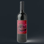 Personalised Rose Bottle Labels<br><div class="desc">Personalised Red Rose Bottle Labels Classic Rose Labels for Wine, Beer, Custom Rose Champagne Bottle Labels and Invitations. Romantic Valentines Rose Bottle Labels and Your Name here Rose Gifts for Weddings Anniversary Birthday and Stylish Any Day Red Rose Labels and Keepsakes by Artist / Designer Kim Hunter. See www.kimhunter.ca for...</div>