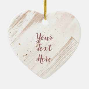 Personalised Rose Gold Splash Decoration