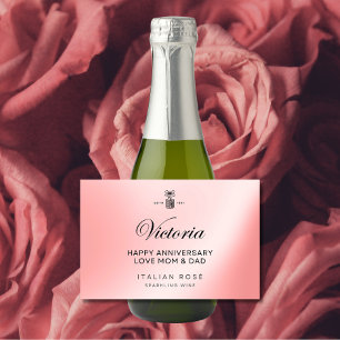Personalised Rosé Label