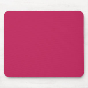 Personalised Rose Red Single Coloured Mouse Pad