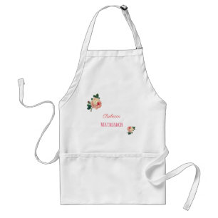 Personalised Roses Matriarch Mother Standard Apron