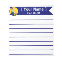 Personalised Rosie the Riveter Custom Notepad
