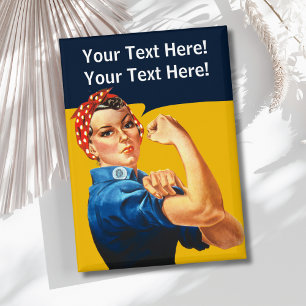 Personalised Rosie the Riveter Vintage Retro