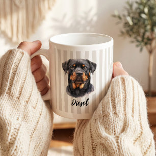 Personalised Rottweiler Custom Rottie Dog Lover Coffee Mug