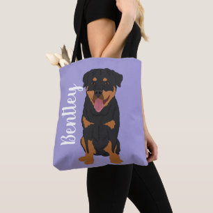 Personalised Rottweiler Tote Bag