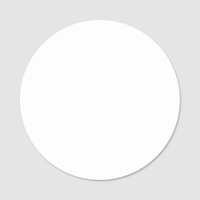 Personalised Round Name Tag – 3" Professional Look (Front)