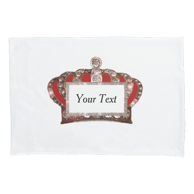 Personalised “Royal Crown” Pillowcase (Front)