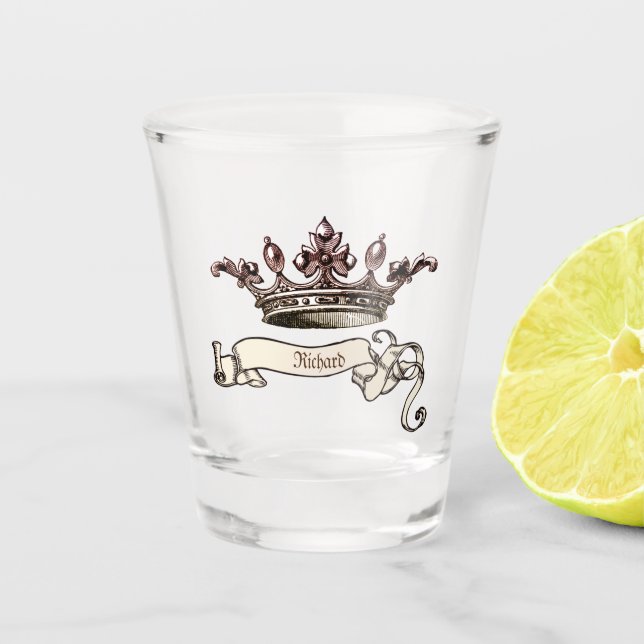 Personalised Royal Decree Shot Glass (Front)