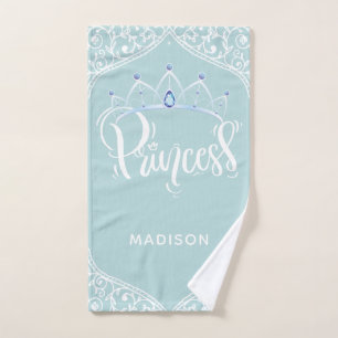 Personalised Royal Princess Hand Towel