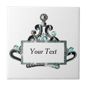 Personalised Royal Tiara Ceramic Tile
