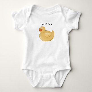 Personalised Rubber Duck Baby Bodysuit