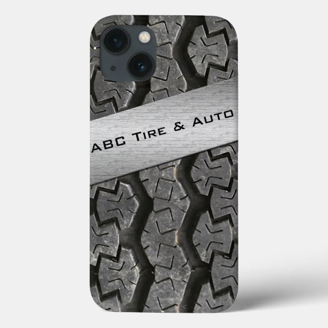 Personalised Rubber Tire Treads iPad Mini Case (Back)