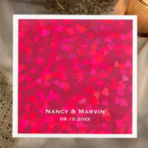 Personalised Ruby 40th Wedding Anniversary Party Napkin