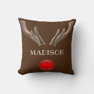 personalised Rudolph Cushion
