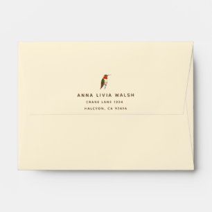Personalised Rufous Hummingbird Envelope