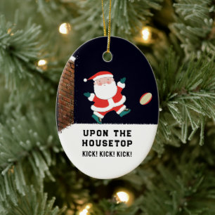 Personalised Rugby Collectable Ceramic Ornament