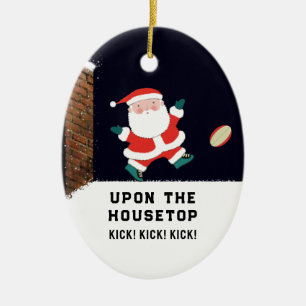 Personalised Rugby Collectable Ceramic Ornament