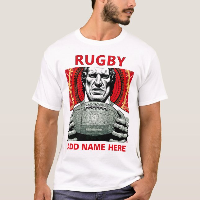 Personalised Rugby T-Shirt (Front)