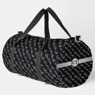 Personalised Rugged Elegance: Abstract Duffle Bag 