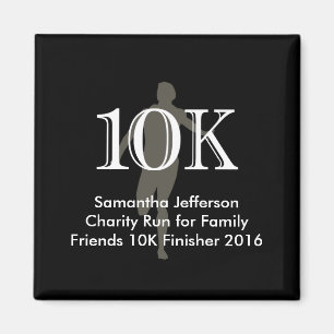Personalised Runner 10k Cross-Country Keepsake Magnet