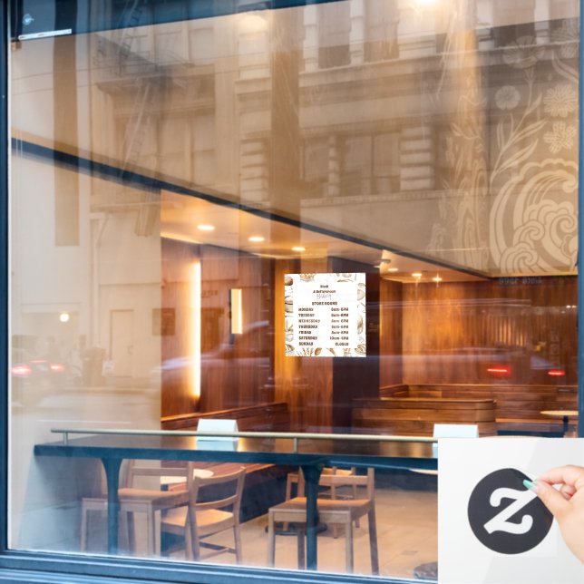 Personalised Rustic Baking Business (Cafe Window)