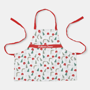 Personalised Rustic Christmas Barn Apron
