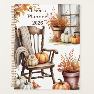 Personalised Rustic Country, Rustic Country Autumn Planner