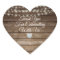 Personalised Rustic String Lights Wood Wedding
