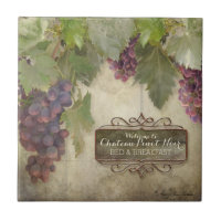 Personalised Rustic Vineyard Winery Fall Wine Sign