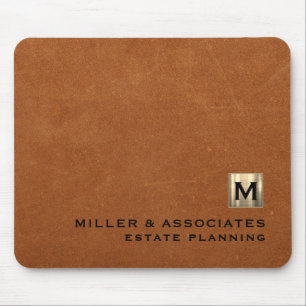 Personalised Sable Leather Company Branded Mouse Pad