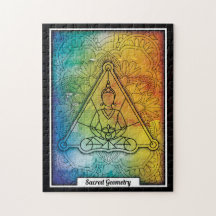 Personalised Sacred Geometry Buddha