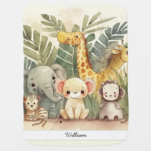 Personalised Safari Jungle Animals