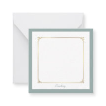 Personalised Sage Note Card