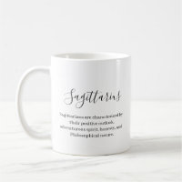 "Personalised Sagittarius Zodiac sign, name, trait