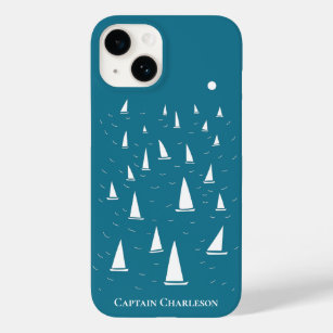 Personalised Sailing Boat Nautical Case-Mate iPhone 14 Case