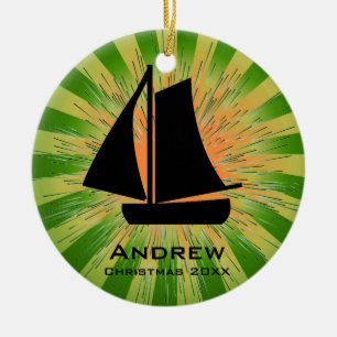 Personalised Sailing Ornament