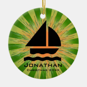Personalised Sailing Ornament