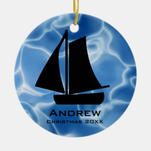 Personalised Sailing Ornament