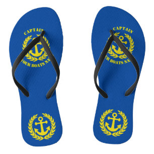 Personalised sailors anchor design thongs