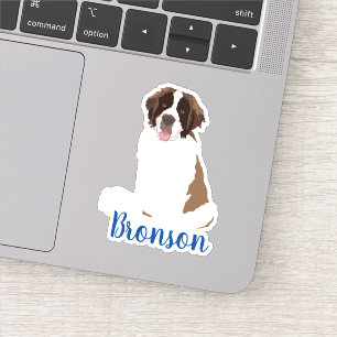 Personalised Saint Bernard Sticker