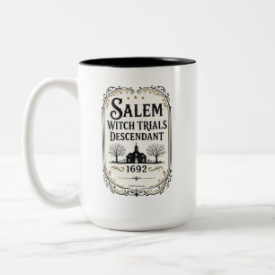 Personalised Salem Witch Trials Descendant Mug